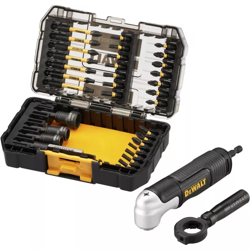 Conjunto de pontas DeWalt FlexTorq DT70782-QZ, 33 un., design McLaren, com adaptador angular
