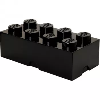 Caixa de armazenamento empilhável Lego 8 preta 4004 (40041733)