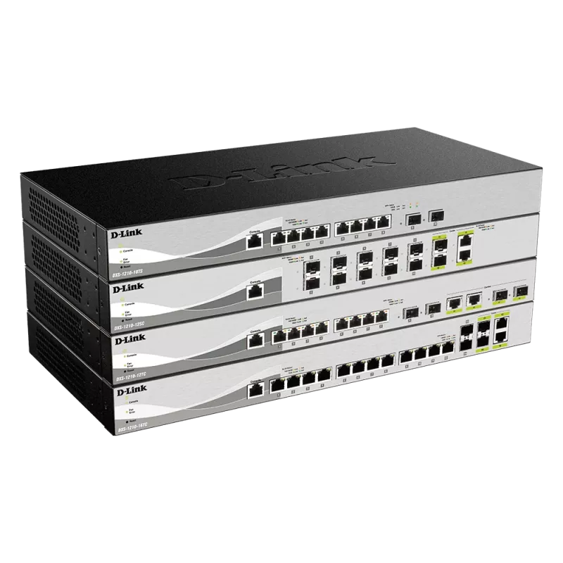 Switch D-Link 24 portas 10G SFP+, 4 portas 10GBASE-T Smart Managed