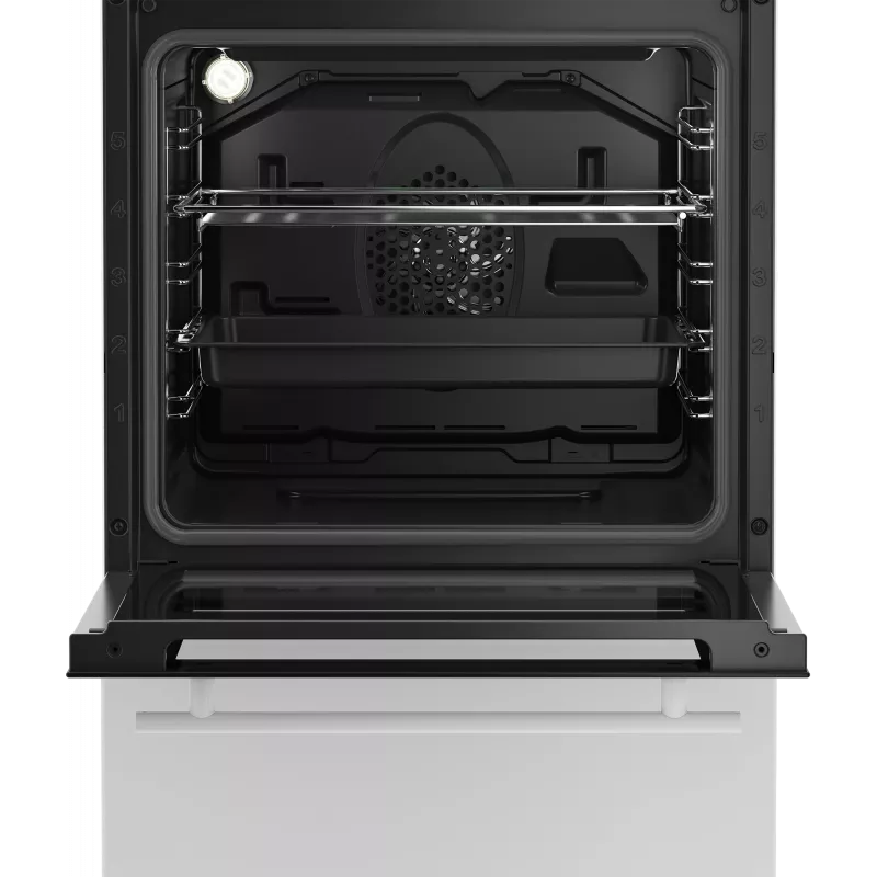 Placa de gás e forno elétrico BEKO FSM51339DWDS 50 cm, branco, classe energética A