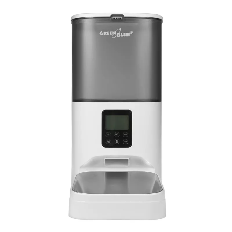 GreenBlue GB393 comedouro automático para animais, 6 L, USB 5V/1A, branco