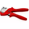 Knipex 90 25 185 - Corta-tubos - aço inoxidável - plástico - vermelho - 1,2 cm - 18,5 cm (90 25 185)