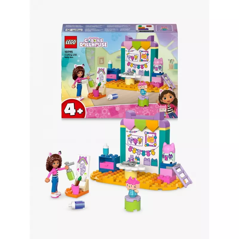 LEGO GABBY’S DOLLHOUSE 10795 Artesanato com a Caixa do Bebé
