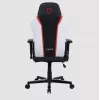 Cadeira gaming Onex FX8 — assento ergonómico com espuma moldada, regulável em altura e reclinável, preto/vermelho/branco