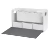 Organizador MACLEAN MC-479 caixa de arrumação universal 367×150×220 mm, capacidade de carga 8 kg