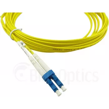 Cabo de rede de fibra ótica compatível Cisco CAB-SMF-LC-SC-3 BlueOptics duplex, LC-UPC/SC-UPC bege, 3 metros, monomodo, E9/125 µm G.657.A1, atenuação de entrada: unt