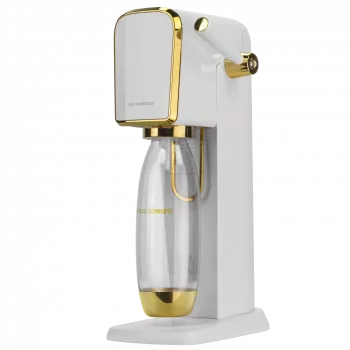 SodaStream Carbonator dourado branco 1L plástico capacidade 60L