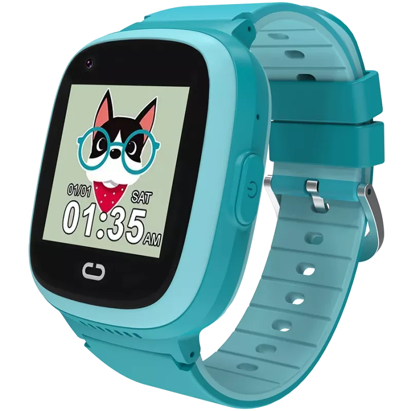 Relógio infantil CANYON Sunny KW-48 vídeo 4G GPS jogos e música Azul
