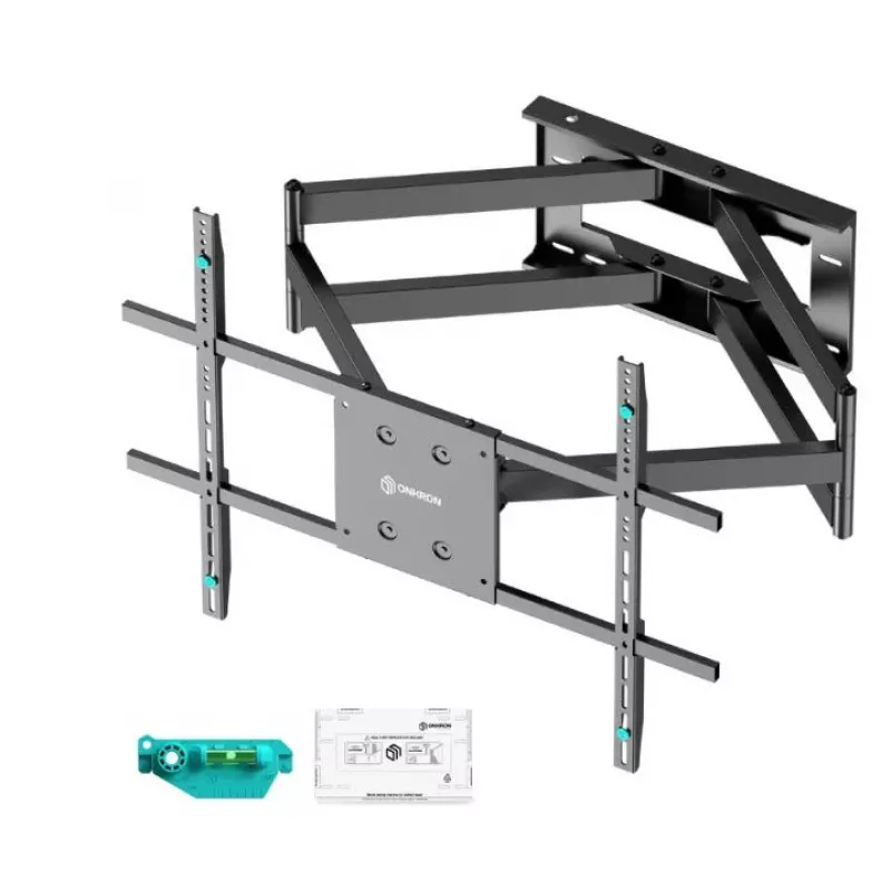 Suporte articulado e inclinável ONKRON M8L-B para televisores 42–110 polegadas, máx. 100 kg, com rotação, preto
