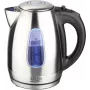 Chaleira elétrica Adler AD1223 — 1,7 l, 2000 W, aço inoxidável com detalhes pretos