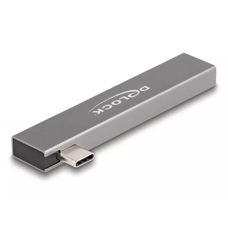 Hub USB DeLOCK 3 portas fino USB Type-C 10 Gbps 2 x USB 2.0