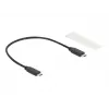 Caixa para SSD DeLOCK 42001 prateado M.2