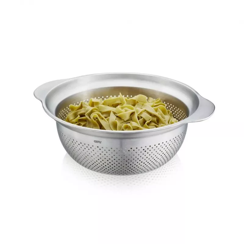 GEFU passador de cozinha PREMIO G-28132, 27 cm rede de aço inoxidável, passador manual
