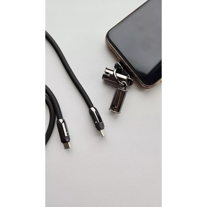 Cabo USB-C TB AKTBXKUCCSMY12B 1,2 m, preto, USB-C para USB-C