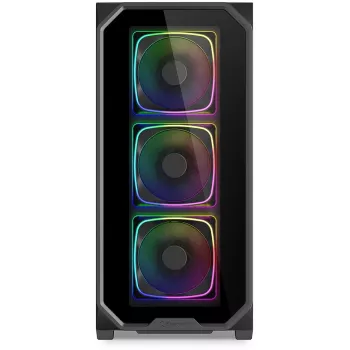 Caixa para PC Sharkoon AK5G RGB Midi Tower preto