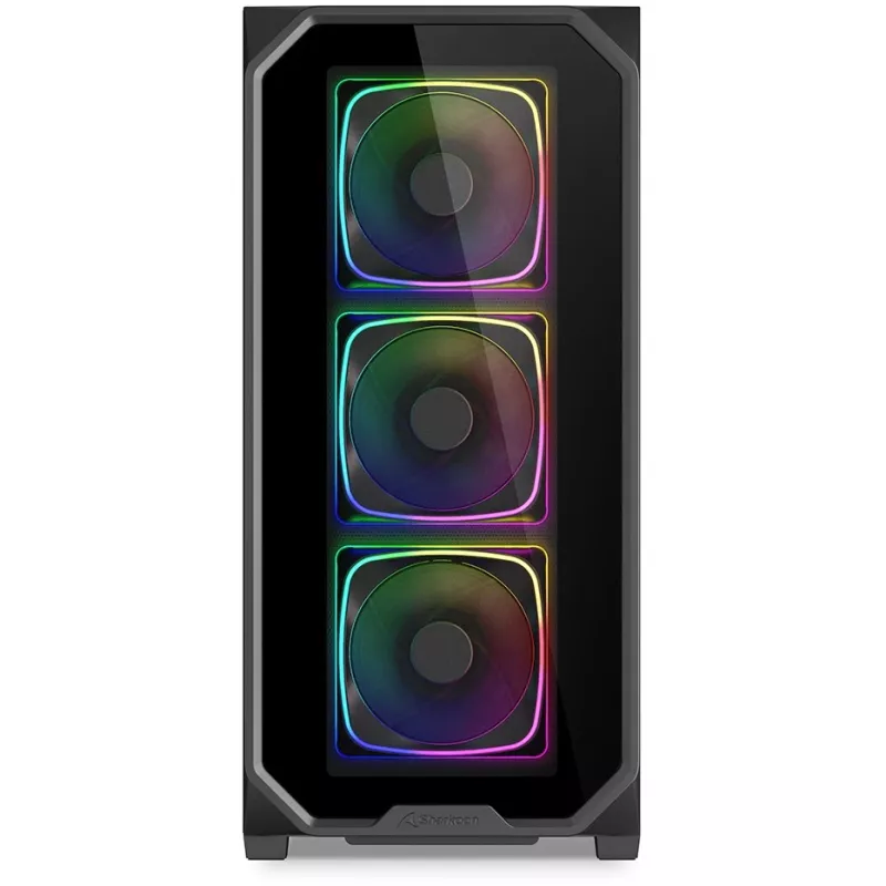Caixa para PC Sharkoon AK5G RGB Midi Tower preto