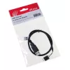 Cabo USB Akasa 0,4 m USB A Preto
