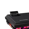 Teclado mecânico Baracuda Dolphin preto layout US com switches azuis