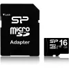Cartão de memória MicroSDHC Silicon Power 16GB Class 10 UHS-I U1 40 MB/s, à prova de água, preto
