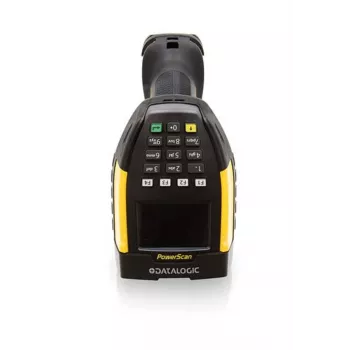 Leitor de códigos de barras portátil Datalogic PM9600-DKHP433RK10 1D/2D laser com fios sem fios