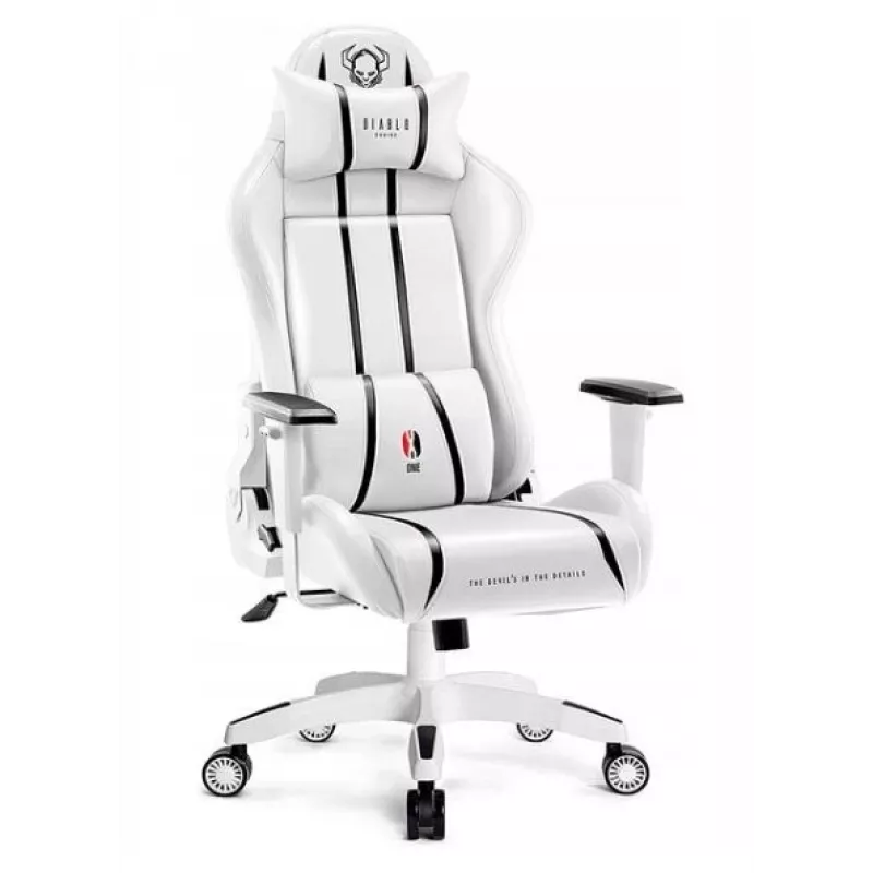 Cadeira gaming Diablo X-ONE 2.0 Normal branco e preto