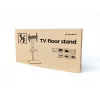 Suporte de chão para TV GEMBIRD TVS-55T-02 para televisores de 32–55 polegadas, aço, altura 600 mm, VESA 100x100–400x400, carga máxima 35 kg