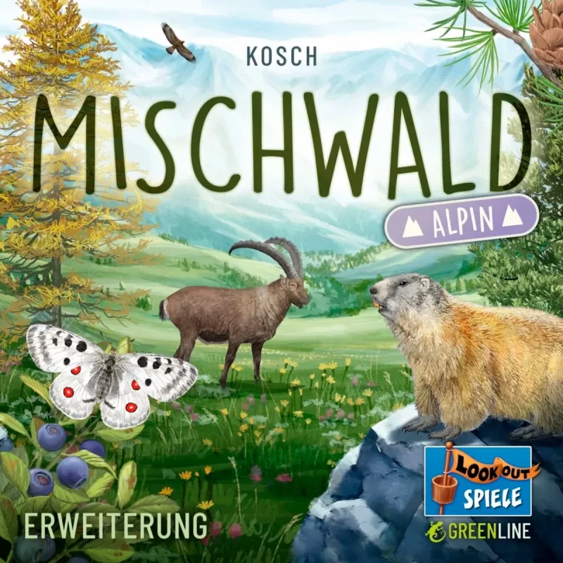 Mischwald - Alpin, expansão de jogo de cartas