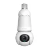 Câmara de vigilância IP IMOU IPC-S6DP-5M0WEB-E27 em forma de lâmpada 5MP, objetiva 2,8mm, Wi‑Fi, MicroSD até 256GB, visão noturna 30m