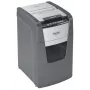 Destruidora de documentos Rexel Optimum AutoFeed+ 130X corte cruzado 55 dB 22 cm preto, prateado