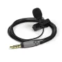 Microfone lavalier RØDE smartLav+ — com fios, omnidirecional, 3,5 mm, 20–20.000 Hz, sensibilidade -35 dB, 2 unid., estojo de transporte