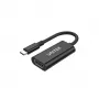 Adaptador gráfico USB UNITEK V1421A preto