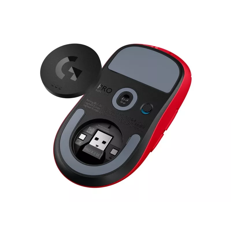 Rato Logitech G PRO X SUPERLIGHT 2 SE - Gaming - Sem fios - Vermelho