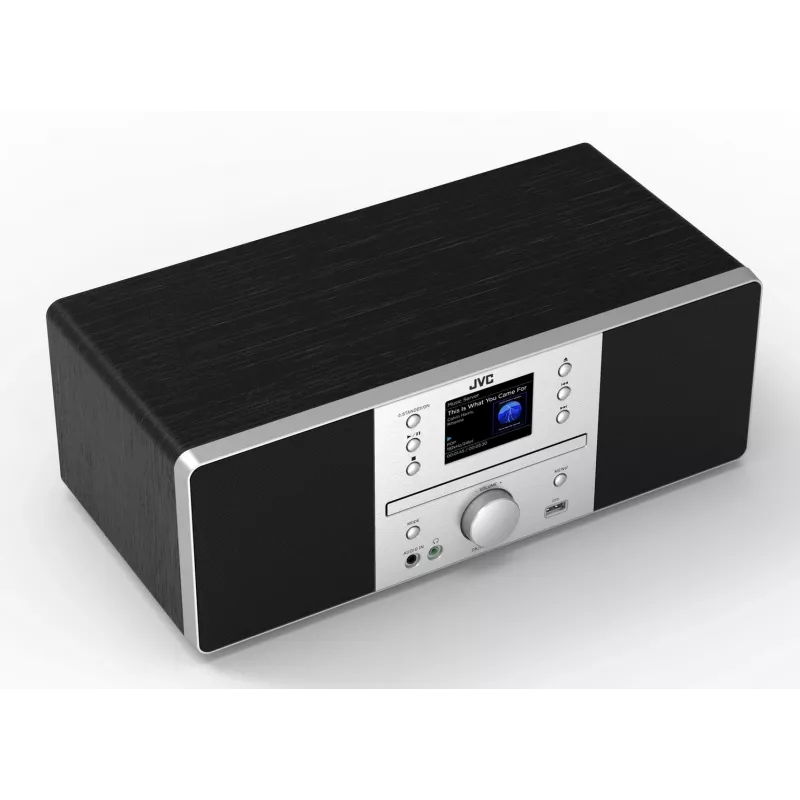 JVC RD-E874B Sistema de áudio All-in-One, rádio Internet/DAB+/FM, CD, Bluetooth, 20 W, preto