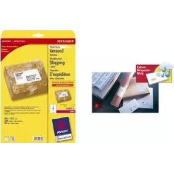 Etiquetas de envio resistentes às intempéries Avery L7993-25