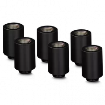 Thermal Grizzly DeltaMate Extender MF28 – conector de refrigeração líquida, preto, 6 unid. (TG-DM-FIT-6008)