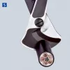 Tesoura para cabos Knipex 9532038, ferramenta de corte por catraca para cabos