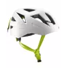 Capacete de escalada Edelrid Zodiac branco, construção híbrida de concha