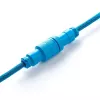 CableMod Classic cabo em espiral para teclado CM-CKCA-CK-KK150KK-R, USB-C para USB-A, 150 cm, preto (Midnight Black)