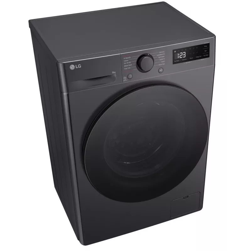 Máquina de lavar roupa LG F2WR508S2M — carga frontal, 8 kg, 1200 rpm, A…