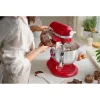 KitchenAid 5KSM60SPXEER Robot de cozinha 375 W Cinzento, Vermelho, Aço inoxidável