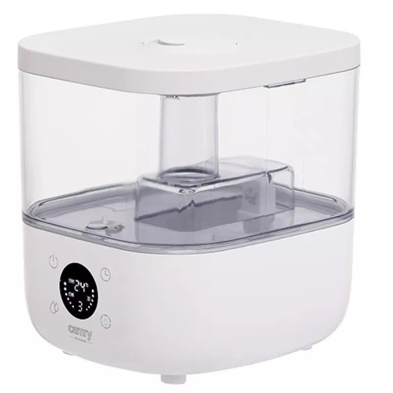 Camry | CR 7973w | Humidificador | 23 W | Capacidade do depósito de água 5 L | Adequado para divisões até 35 m² | Ultrassónico | Capacidade de humidificação 100-260 ml/h | Branco