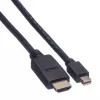 Cabo Mini DisplayPort VALUE Mini DP-HDTV M/M 2 m