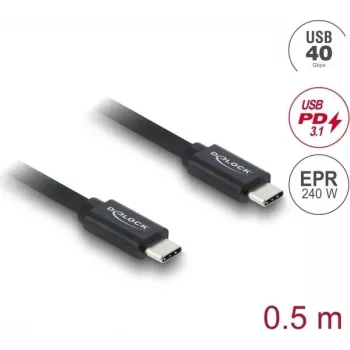 Cabo C2G USB 2.0 A em ângulo reto para Micro-USB B em ângulo reto - Cabo USB - Micro-USB Type-B (M) para USB (M) - 2 m - ficha de 90°, ficha em ângulo reto - preto