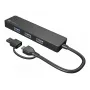 Hub USB NATEC Mayfly USB 3.2 Gen 1 Type-A Type-C 5000 Mbit/s preto