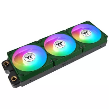 Ventoinhas de caixa Thermaltake CT120 EX Reverse ARGB Sync 120mm pack de 3 verde
