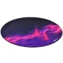 Tapete de proteção de chão Arozzi Zona Round Floor Pad — roxo Galaxy (tapete de proteção redondo para cadeiras e móveis)