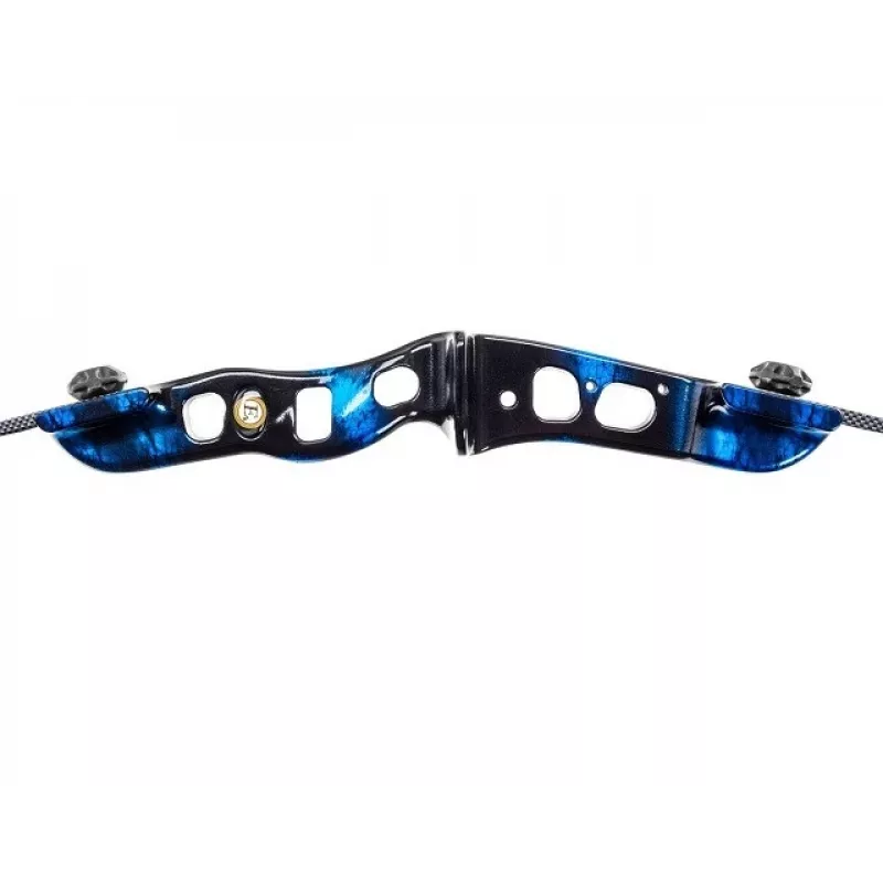 Poe Lang EK Firestar CO-014UCB3 arco composto, 25 lbs, azul carbono