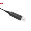 Koss CS200 Headset USB com fios de arco de cabeça para chamadas/música USB Type-A Preto