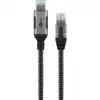 Goobay 70693 cabo USB-A para RJ45 Ethernet CAT 6 para ligação à Internet com fios estável com router/modem/switch de rede/substitui adaptador USB para RJ45 / 1