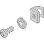 SCHROFF Material de montagem para o exterior do armário - conjunto de fixação T-NUT (4X) (27230144)